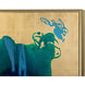 Ink Spill 60 X 40 inch Hand Painted Art